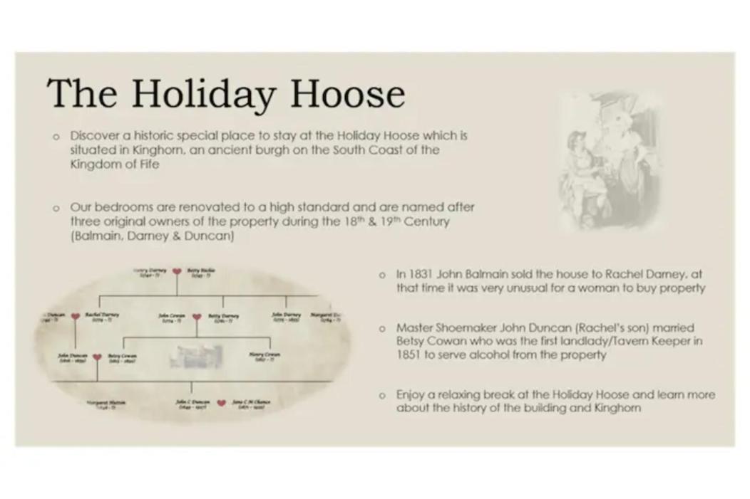 The Holiday Hoose Kinghorn Esterno foto